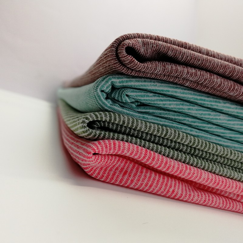 Recycle Polyester Cationic Striped Antibacterial Fabric4.jpg