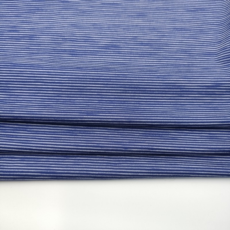 Polyester Spandex Cationic Small Stripe Elastic Fabric5.jpg